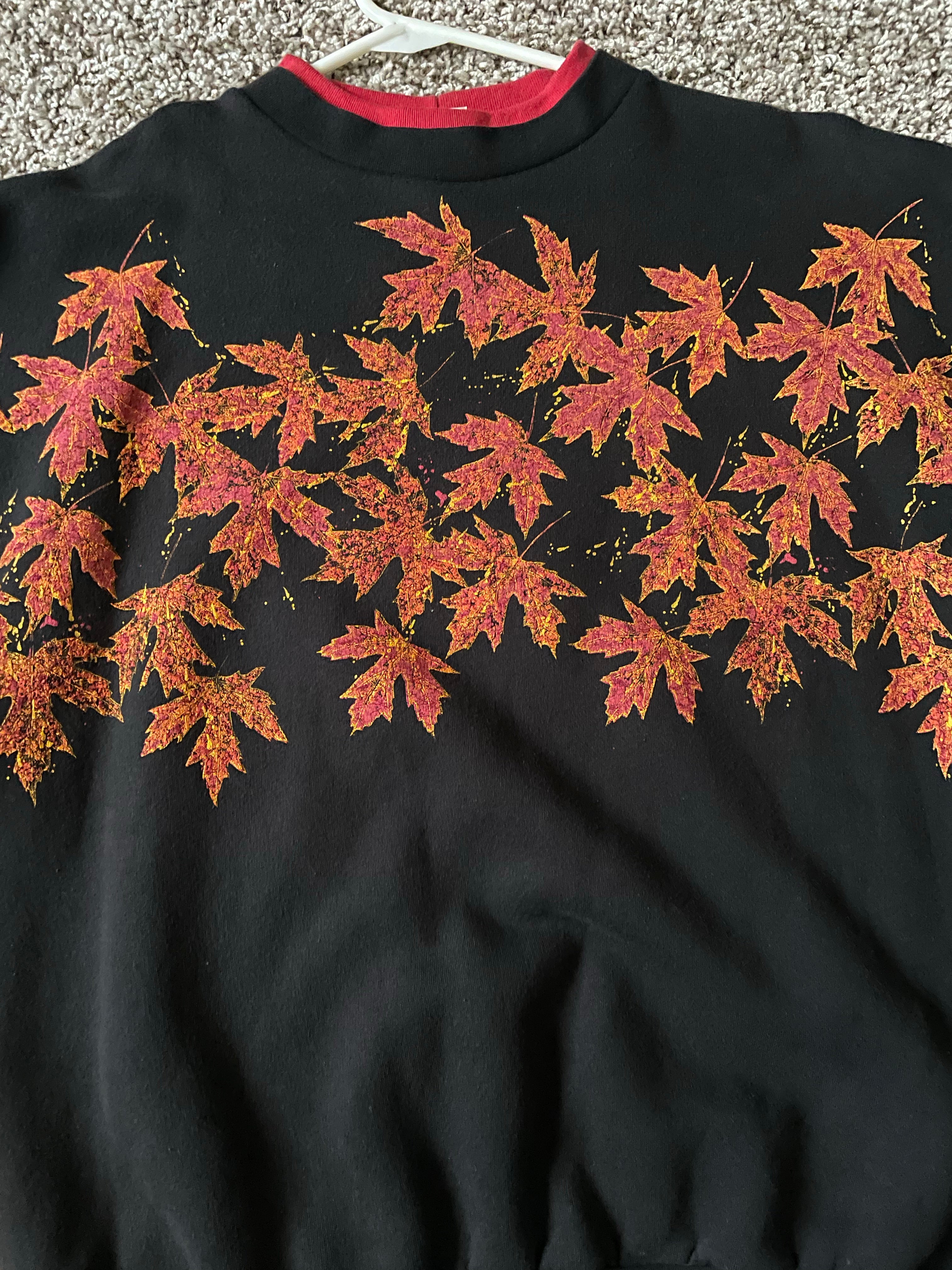 Leaves crewneck