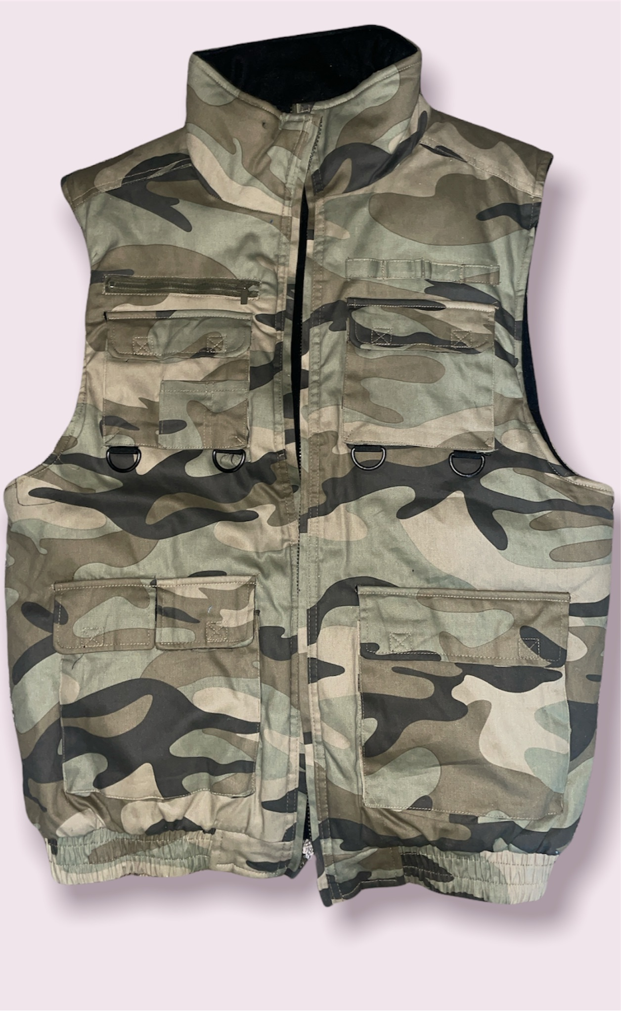 Light army bubble vest