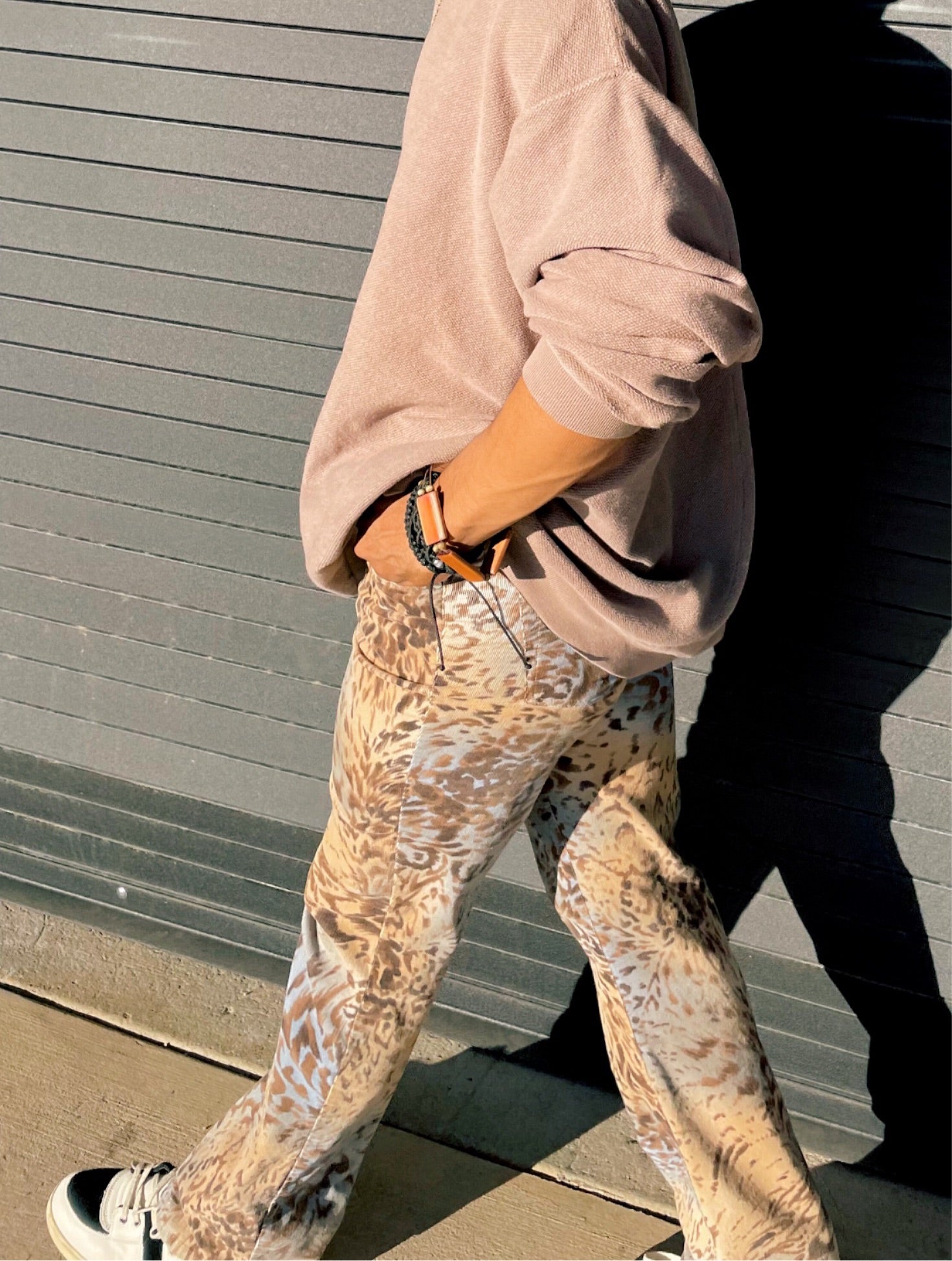 Cheetah inspo pants