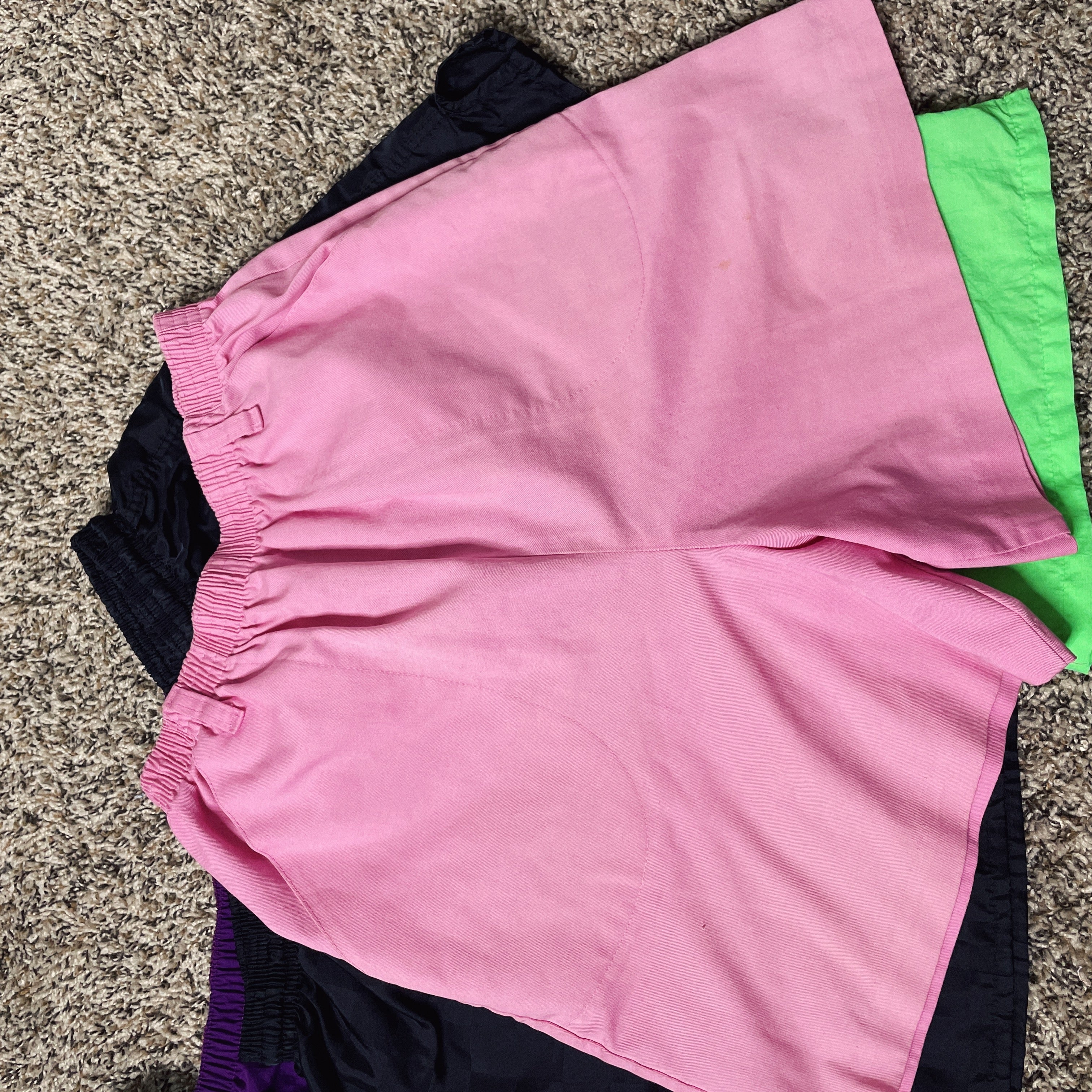 Pink trouser shorts